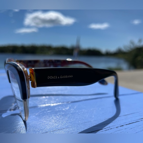 Dolce & Gabbana Black/Gold Cats Eye Glasses Italy DG3247 3033 53 16 140 - Picture 15 of 16